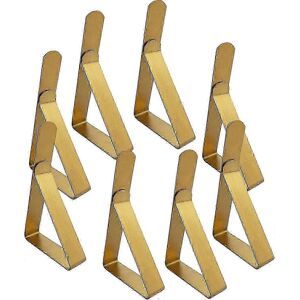 Unbranded 8 Pcs Adjustable Stainless Steel Tablecloth Clips for Fixing Tablecloth at Home, Unbranded 8 Pcs Adjustable Stainless Steel Tablecloth Clips for Fixing Tablecloth at Home,