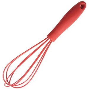 Unbranded (Red) Silicone Hand Egg Beater with Non-Slip Handle, Silicone Coated Wire Balloo Unbranded (Red) Silicone Hand Egg Beater with Non-Slip Handle, Silicone Coated Wire Balloo