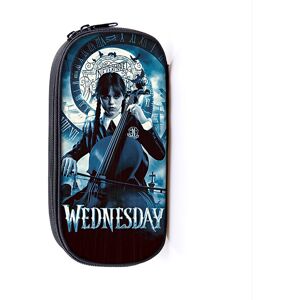 Unbranded (Darkblue) Addams The Wednesday Addams Family Pencil Case Large Capacity Kid Stu Unbranded (Darkblue) Addams The Wednesday Addams Family Pencil Case Large Capacity Kid Stu
