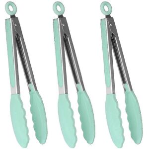 Unbranded 23cm Premium Silicone Kitchen Tongs with Non-Slip Easy Grip Stainless Steel Hand Unbranded 23cm Premium Silicone Kitchen Tongs with Non-Slip Easy Grip Stainless Steel Hand