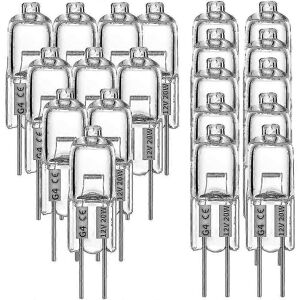 Unbranded 20 Pack G4 Halogen Bulbs 20W 12V 2 Pin Clear Cooker Light Bulbs Signa-Liy Unbranded 20 Pack G4 Halogen Bulbs 20W 12V 2 Pin Clear Cooker Light Bulbs Signa-Liy
