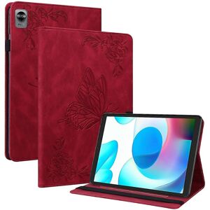 Unbranded For Realme Pad Mini Butterfly Flower Embossed Leather Tablet Easy To Clean And M Unbranded For Realme Pad Mini Butterfly Flower Embossed Leather Tablet Easy To Clean And M