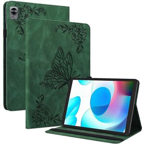Unbranded For Realme Pad Mini Butterfly Flower Embossed Leather Tablet Designed For Modern Unbranded For Realme Pad Mini Butterfly Flower Embossed Leather Tablet Designed For Modern