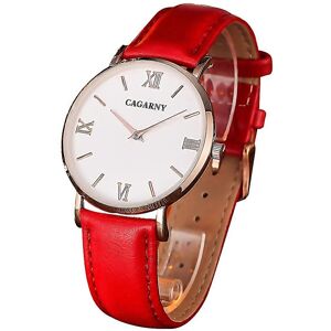 Unbranded For Cagarny 6812 Concise Style Ultra Thin Quartz Wrist Watch With Leather Band F Unbranded For Cagarny 6812 Concise Style Ultra Thin Quartz Wrist Watch With Leather Band F