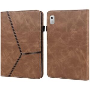Unbranded For Lenovo Tab M9 Embossed Striped Leather Tablet Designed For Modern Living Unbranded For Lenovo Tab M9 Embossed Striped Leather Tablet Designed For Modern Living