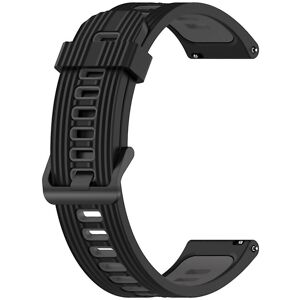 Unbranded For Huawei Watch Gt 3 46mm 22mm Twocolor Stripe Silicone Watch Bandwhite Black C Unbranded For Huawei Watch Gt 3 46mm 22mm Twocolor Stripe Silicone Watch Bandwhite Black C