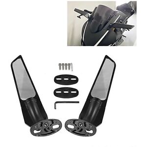 Unbranded For 1 Pair Motorcycle Modified Wind Wing Adjustable Rotating Rearview Mirror Unbranded For 1 Pair Motorcycle Modified Wind Wing Adjustable Rotating Rearview Mirror