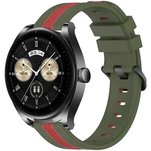 Unbranded For Huawei Watch Buds 22mm Vertical Twocolor Silicone Watch Unbranded For Huawei Watch Buds 22mm Vertical Twocolor Silicone Watch