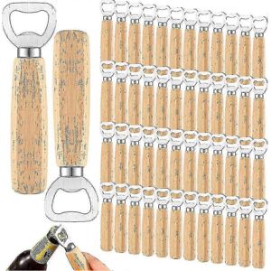 Unbranded 50 Pcs Wooden and Stainless Steel Wine Bottle Openers, Heavy Duty Bartender Bott Unbranded 50 Pcs Wooden and Stainless Steel Wine Bottle Openers, Heavy Duty Bartender Bott