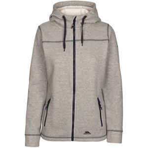 (8, Grey Marl) Trespass Womens Fleece Full Zip with Hood Runpal (8, Grey Marl) Trespass Womens Fleece Full Zip with Hood Runpal