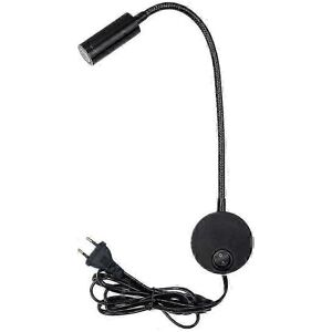 Unbranded 3W Flexible Gooseneck Wall Light with Plug and On/Off Switch (Black-Warm White) Unbranded 3W Flexible Gooseneck Wall Light with Plug and On/Off Switch (Black-Warm White)