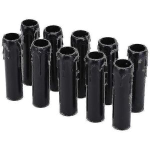 Unbranded (Black) 10 Pcs Vintage Plastic Candle Holders for 30 x 100mm Tubes, Wall Chandel Unbranded (Black) 10 Pcs Vintage Plastic Candle Holders for 30 x 100mm Tubes, Wall Chandel