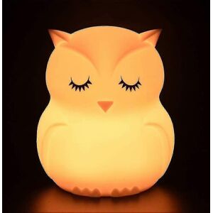 Unbranded Owl Night Light for Kids, Rechargeable Silicone Night Light with Remote Control Unbranded Owl Night Light for Kids, Rechargeable Silicone Night Light with Remote Control