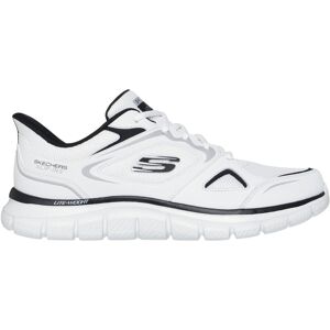 (White/Black, 10) Skechers Hands Free Slip-ins Trainer Shoe For Men - Track Ezra (White/Black, 10) Skechers Hands Free Slip-ins Trainer Shoe For Men - Track Ezra