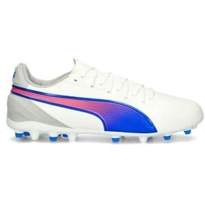 Football Shoes - Puma - King Match Mg 707878-02 - White - Molded - Breathable Football Shoes - Puma - King Match Mg 707878-02 - White - Molded - Breathable