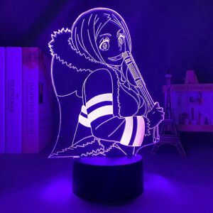 Kikidex (As show, One size) 3D Night Light Illusion Lamp Manga Fire Hibana Led Lamp for Kikidex (As show, One size) 3D Night Light Illusion Lamp Manga Fire Hibana Led Lamp for