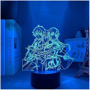 Kikidex (As show, One size) 3D Night Light Illusion Neon LED Decorative Light USB Anime Kikidex (As show, One size) 3D Night Light Illusion Neon LED Decorative Light USB Anime