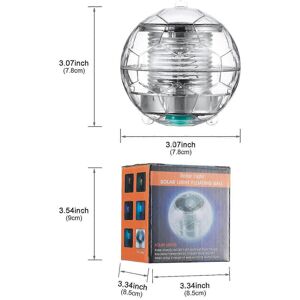 Unbranded Pack Solar Floating Pool Lights, LED Lights, Auto Color Changing, Waterproof, fo Unbranded Pack Solar Floating Pool Lights, LED Lights, Auto Color Changing, Waterproof, fo