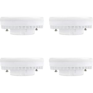 Unbranded Pack of 4 GX53 9W LED Bulbs, Neutral White 4000K, 900lm, 120W, 15W-18W CFL Equiv Unbranded Pack of 4 GX53 9W LED Bulbs, Neutral White 4000K, 900lm, 120W, 15W-18W CFL Equiv