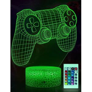 Kikidex (As show, One size) Gamepad 3D Night Light Friendship Lamp,Kids Gamer Room Decor Kikidex (As show, One size) Gamepad 3D Night Light Friendship Lamp,Kids Gamer Room Decor