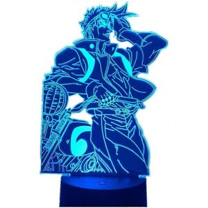 Kikidex (As show, One size) XYC Anime 3D Lamp Gift Led Night Light Manga Figure Joseph J Kikidex (As show, One size) XYC Anime 3D Lamp Gift Led Night Light Manga Figure Joseph J