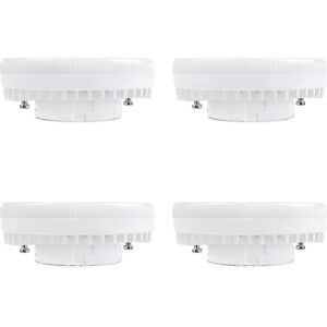 Unbranded Set of 4 LED spotlights GX53 9 W, warm white 3000 K, 900 lm, AC 230 V, non-dimma Unbranded Set of 4 LED spotlights GX53 9 W, warm white 3000 K, 900 lm, AC 230 V, non-dimma