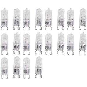 Unbranded (60W) 20 G9 Halogen Bulbs, 25W Clear Halogen Bulbs Dimmable, G9 Halogen Bulbs 28 Unbranded (60W) 20 G9 Halogen Bulbs, 25W Clear Halogen Bulbs Dimmable, G9 Halogen Bulbs 28