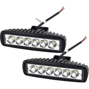 Unbranded 12V 18W 15cm LED Light Bar, IP67 Waterproof LED Spotlight, Fog Lights for Car, M Unbranded 12V 18W 15cm LED Light Bar, IP67 Waterproof LED Spotlight, Fog Lights for Car, M