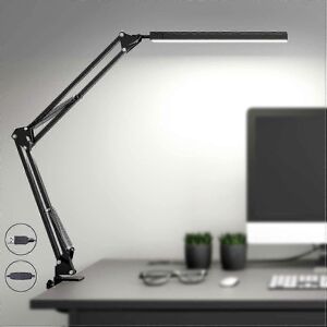 Unbranded Powerful LED Desk Lamp with Clip - Eye-Safe LED Light - 3 Lighting Modes x 10 Br Unbranded Powerful LED Desk Lamp with Clip - Eye-Safe LED Light - 3 Lighting Modes x 10 Br