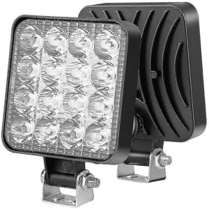 Unbranded (China-White) 1pc 48w 16led Work Light Pod Spotlights For Truck Tractor Offroad Unbranded (China-White) 1pc 48w 16led Work Light Pod Spotlights For Truck Tractor Offroad