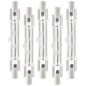 Unbranded Pack of 5 R7S 118mm 300W 230V Dimmable Linear Halogen Bulbs for Construction Sit Unbranded Pack of 5 R7S 118mm 300W 230V Dimmable Linear Halogen Bulbs for Construction Sit