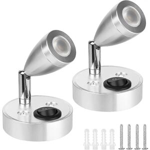 Unbranded (White 6000K) 2 Pack 12V LED Reading Light Spotlights, 3W Interior Lighting for Unbranded (White 6000K) 2 Pack 12V LED Reading Light Spotlights, 3W Interior Lighting for