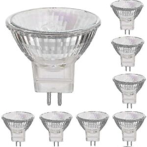 Unbranded Pack of 8 Dimmable Halogen Spotlights (20W) 12V 35W with GU5.3 Base - Warm White Unbranded Pack of 8 Dimmable Halogen Spotlights (20W) 12V 35W with GU5.3 Base - Warm White