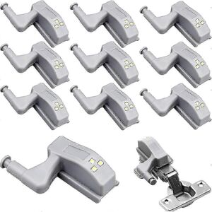Unbranded Pack of 10 universal hinged cabinet lights, warm white, 12V 23A battery Unbranded Pack of 10 universal hinged cabinet lights, warm white, 12V 23A battery
