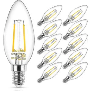 Unbranded Classic E12 Candelabra LED Bulb, 40W Equivalent, Warm White 2700K, Clear Glass F Unbranded Classic E12 Candelabra LED Bulb, 40W Equivalent, Warm White 2700K, Clear Glass F