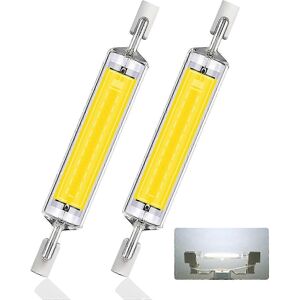 Unbranded 2 Pack R7S 118mm LED Bulb, Cool White 6000K, 10W, Replace R7S J118 100W Halogen Unbranded 2 Pack R7S 118mm LED Bulb, Cool White 6000K, 10W, Replace R7S J118 100W Halogen