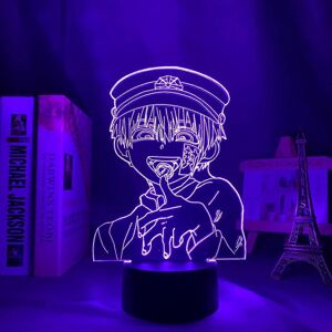 Kikidex (As show, One size) XYC 3D Lamp Anime Toilet Bound Hanako Kun LED Night Light fo Kikidex (As show, One size) XYC 3D Lamp Anime Toilet Bound Hanako Kun LED Night Light fo