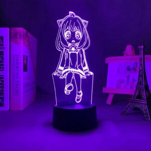 Kikidex (As show, One size) XYC Anime SPY X Family Anya Forger Led Light for Kids Bedroo Kikidex (As show, One size) XYC Anime SPY X Family Anya Forger Led Light for Kids Bedroo