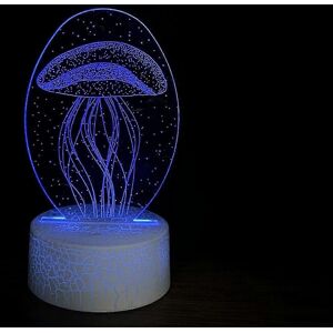 Kikidex (As show, One size) XYC 3D Illusion Lamp Led Night Light Touch 16 Color Change D Kikidex (As show, One size) XYC 3D Illusion Lamp Led Night Light Touch 16 Color Change D