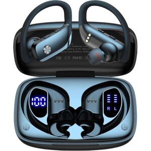 Kikidex (Black, One size) Wireless Earbuds Bluetooth Headphones 48hrs Play Back Sport Ea Kikidex (Black, One size) Wireless Earbuds Bluetooth Headphones 48hrs Play Back Sport Ea