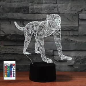 Kikidex (As show, One size) XYC 3D Cartoon Monkey Remote Control 16 Color Night Lights I Kikidex (As show, One size) XYC 3D Cartoon Monkey Remote Control 16 Color Night Lights I