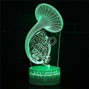 Kikidex (As show, One size) XYC 3D Illusion Lamp Large Mood Light 7 Colour Changing Acry Kikidex (As show, One size) XYC 3D Illusion Lamp Large Mood Light 7 Colour Changing Acry