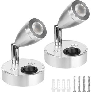 Unbranded (White 6000K) 2 Pack 12V LED Reading Light Spotlights, 3W Interior Lighting for Unbranded (White 6000K) 2 Pack 12V LED Reading Light Spotlights, 3W Interior Lighting for