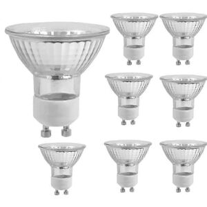 Unbranded 220V 35W Halogen Bulbs, GU10 Base, Warm White, Dimmable, Pack of 8 Unbranded 220V 35W Halogen Bulbs, GU10 Base, Warm White, Dimmable, Pack of 8