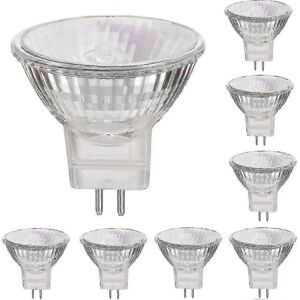 Unbranded 12V 35W Halogen Bulbs, GU4 Base, Warm White 2800K, Dimmable, Pack of 8 Unbranded 12V 35W Halogen Bulbs, GU4 Base, Warm White 2800K, Dimmable, Pack of 8
