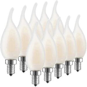 Unbranded Pack of 10 E14 LED Dimmable Filament Bulbs - 4W Equivalent to 40W Incandescent f Unbranded Pack of 10 E14 LED Dimmable Filament Bulbs - 4W Equivalent to 40W Incandescent f