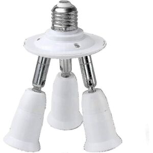 Unbranded in 1 E26/E27 Socket Splitter Adapter for Standard LED Bulbs, 360 Degree Adjustab Unbranded in 1 E26/E27 Socket Splitter Adapter for Standard LED Bulbs, 360 Degree Adjustab