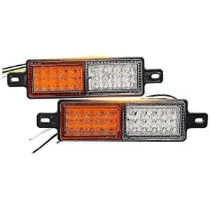 Unbranded 2Pcs 12V 30 LED Car Truck Bull Bar Lights Front Bumper Lights Front Turn Signal Unbranded 2Pcs 12V 30 LED Car Truck Bull Bar Lights Front Bumper Lights Front Turn Signal