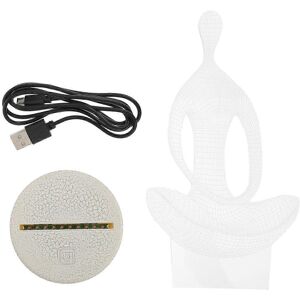 Unbranded 3D Night Light White for Bedroom, 3D Design, 22.5 x 11 cm, 1 Pack Unbranded 3D Night Light White for Bedroom, 3D Design, 22.5 x 11 cm, 1 Pack