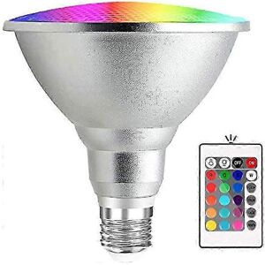 Unbranded Waterproof 20W E27 Par38 RGB LED Bulb with 24 Key IR Remote Control (RGB & Cool Unbranded Waterproof 20W E27 Par38 RGB LED Bulb with 24 Key IR Remote Control (RGB & Cool